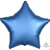 Satin Luxe Azure Foil Balloon Star - 19'' (48cm)