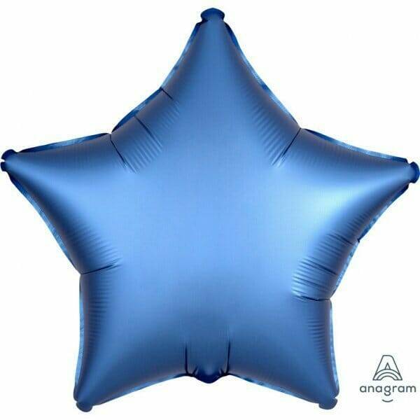 Satin Luxe Azure Foil Balloon Star - 19'' (48cm)