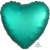 Satin Luxe Jade Foil Balloon Heart - 17'' (43cm)