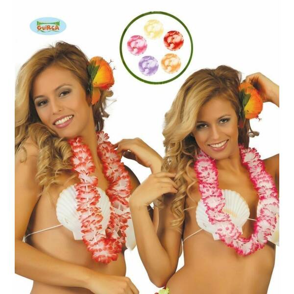 Hawaiian Necklaces ( Leis ) Assorted Colours - 18323