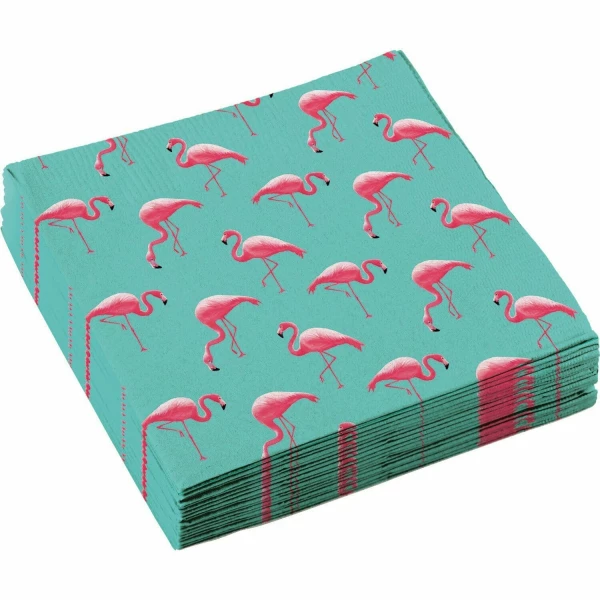 Flamingo Paradise Paper Napkins 33cm x 33cm - 20pk