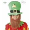 St. Patrick Hat With Beard - Adult One Size
