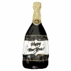 Happy New Year Champagne Bottle Supershape Balloon 14" x 36" ( 36cm x 91cm )