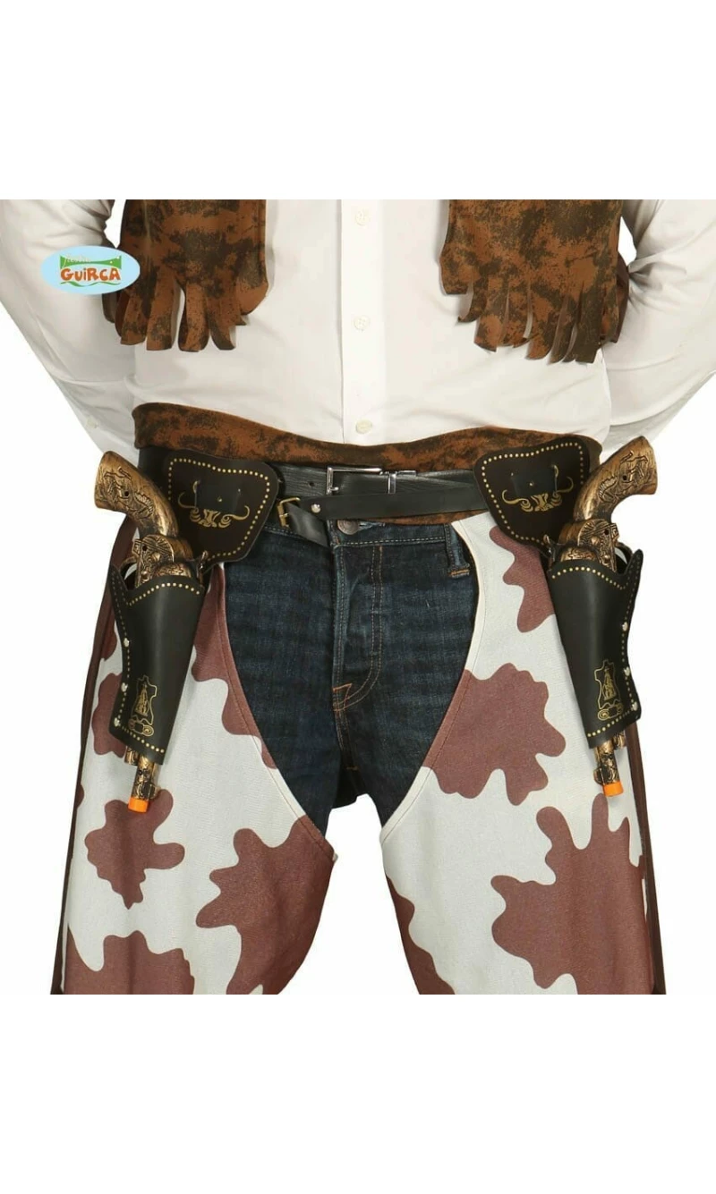 Double Holster With Guns 29cm