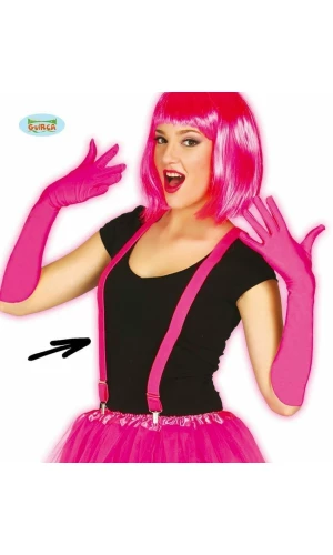 Neon Fuchsia Braces