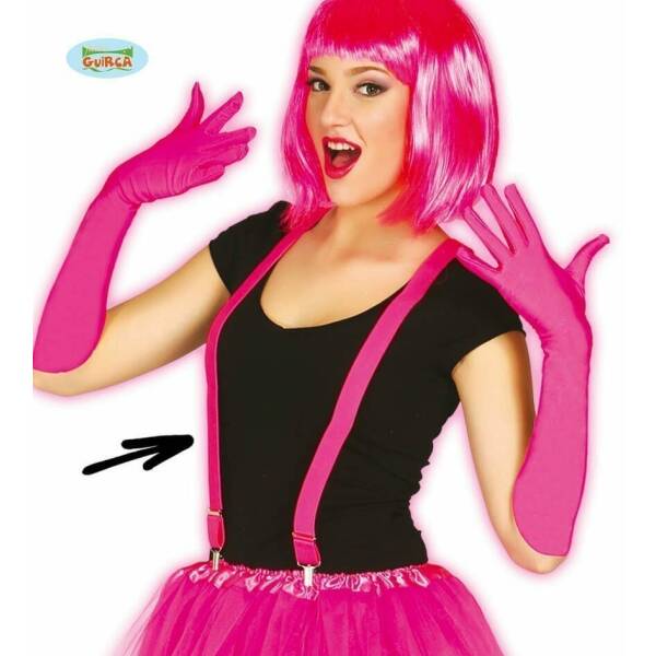 Neon Fuchsia Braces
