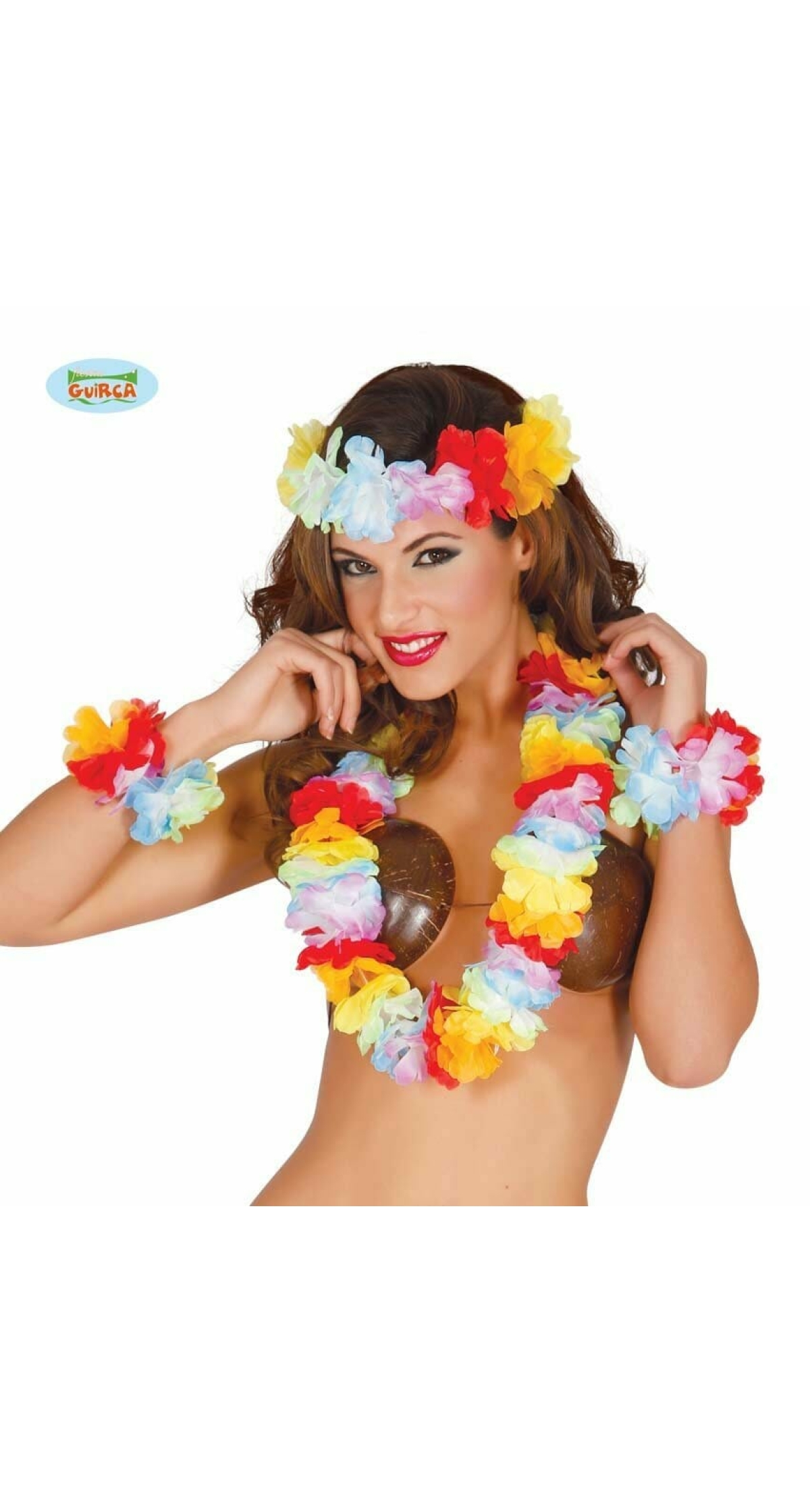 Multicolour Hawaiian Set