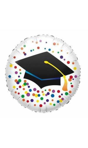 Graduation Round Foil Balloon 17" (43cm)