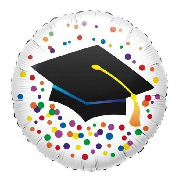 Graduation Round Foil Balloon 17" (43cm)