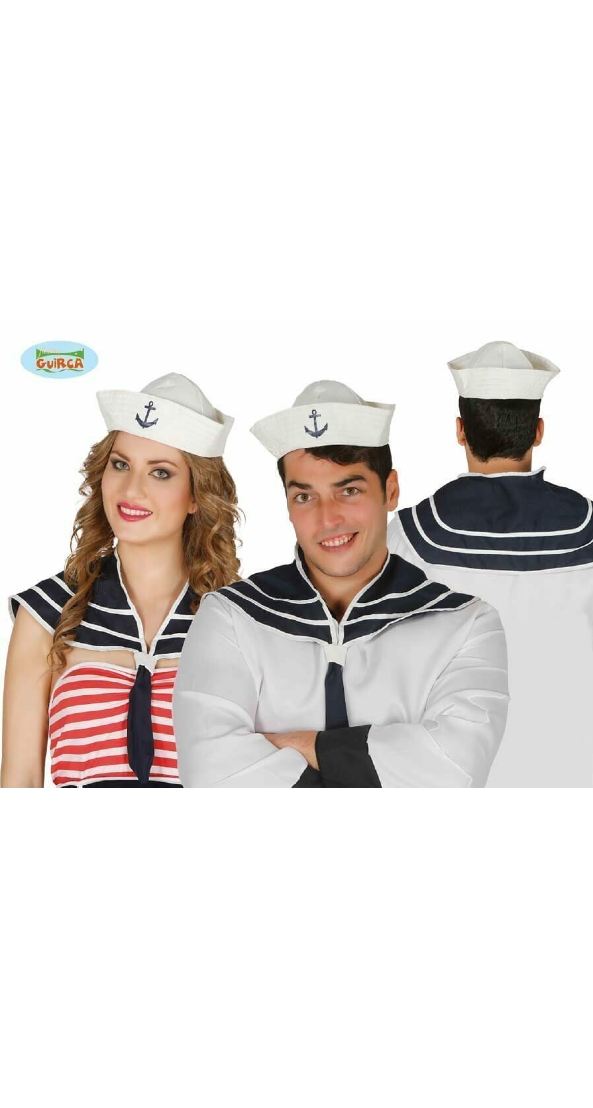Sailor Hat Set (Conjunto Marinero) - Adult One Size