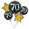 Sparkling Birthday 70 Bouquet  Foil Balloons - 5pk