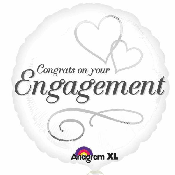 Congrats on your Engagement  Foil Balloon 17 Inch