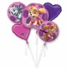 Paw Patrol Skye & Everest Foil Balloon Bouquet - 5pk