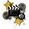 Lights Camera Action Balloon Foil Bouquet - 5 pk