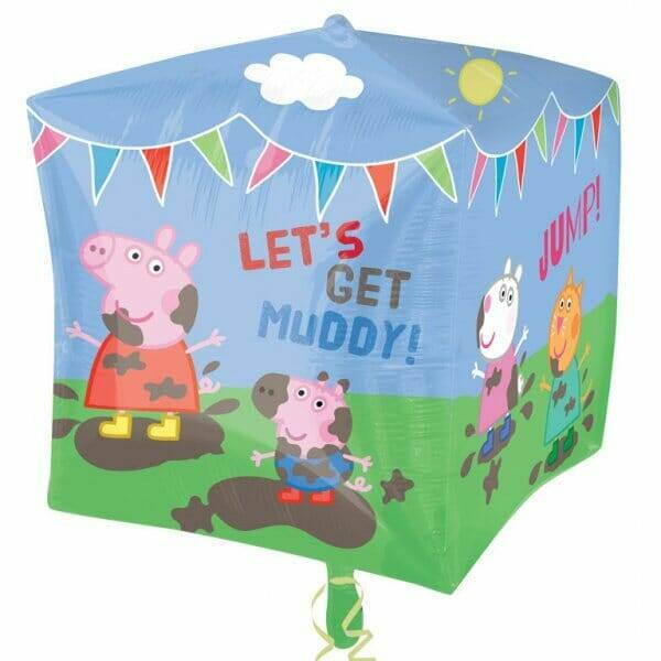 Peppa Pig & Friends Cubez  Foil Balloon - 38cm x 38cm