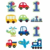 All Aboard 1st Birthday Boy Cutouts - 12pk