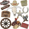 Western Party Decoration Cutouts - 12pcs