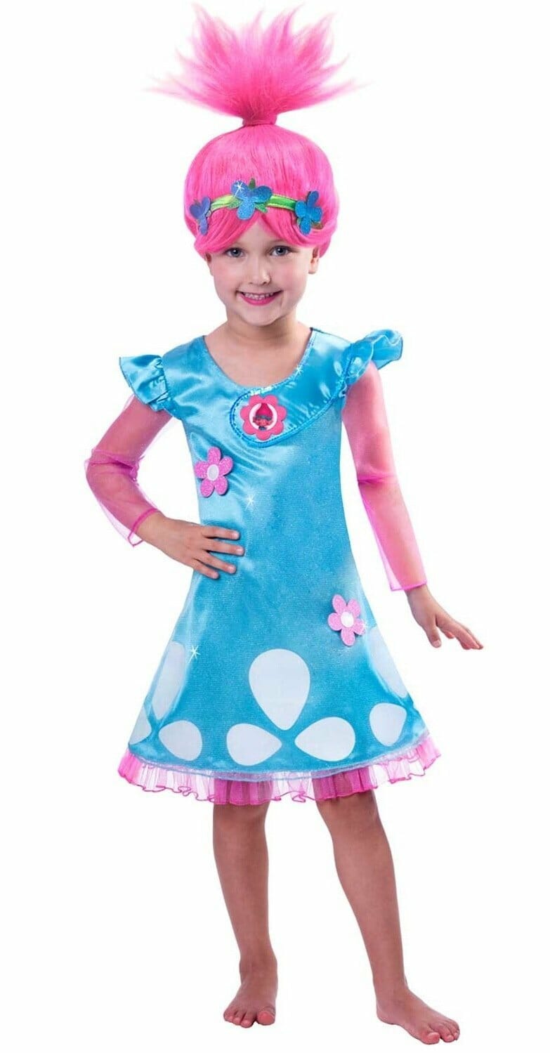 Princess Poppy Poppy Trolls Vestito Carnevale Poppy Officail