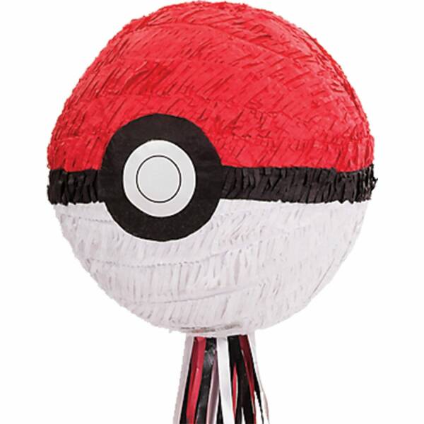 Pull Pinata Pokemon Ball - 27.3cm x 27.9cm x 27.3cm