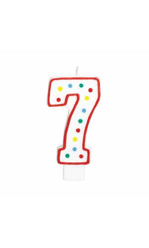 Candle Number 7 Giant Size - 13.3cm