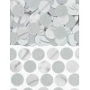 Sliver Glitter Foil Circle Confetti - 63g