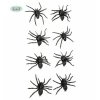 Spiders Black Plastic - 8pk