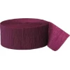 Crepe Streamer Burgundy (81ft) - 4.45cm x 24.6cm