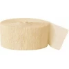 Crepe Streamer Cream (81ft) - 4.45cm x 24.6m