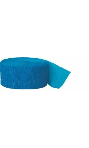 Crepe Streamer Turquoise (81ft) - 4.45cm x 24.6m