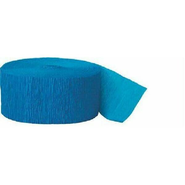 Crepe Streamer Turquoise (81ft) - 4.45cm x 24.6m