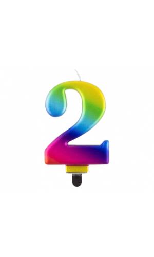 Galaxy Birthday Candle (8cm) - No.2