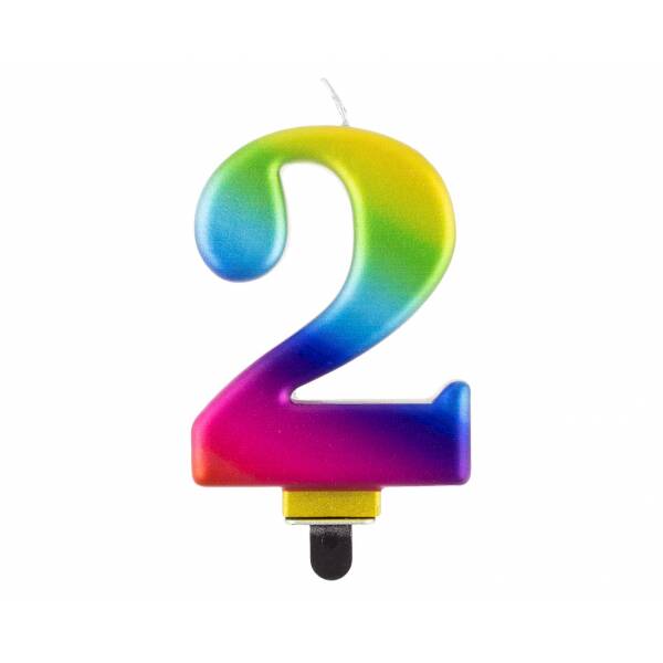 Galaxy Birthday Candle (8cm) - No.2