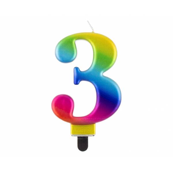 Galaxy Birthday Candle (8cm) - No.3