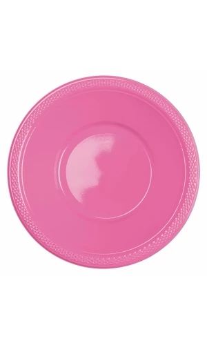 Bright Pink Plastic Bowls 355ml - 10pk