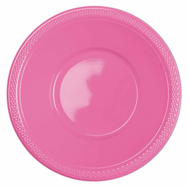 Bright Pink Plastic Bowls 355ml - 10pk
