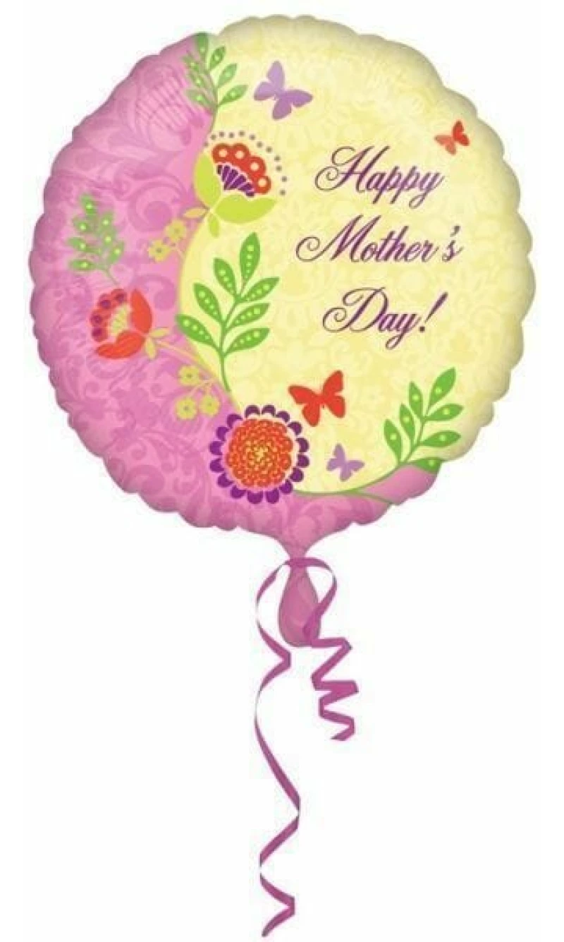 Happy Mother's Day Round Foil Balloon 18''