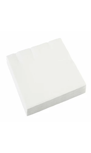 White - 20 x Lunch Napkins