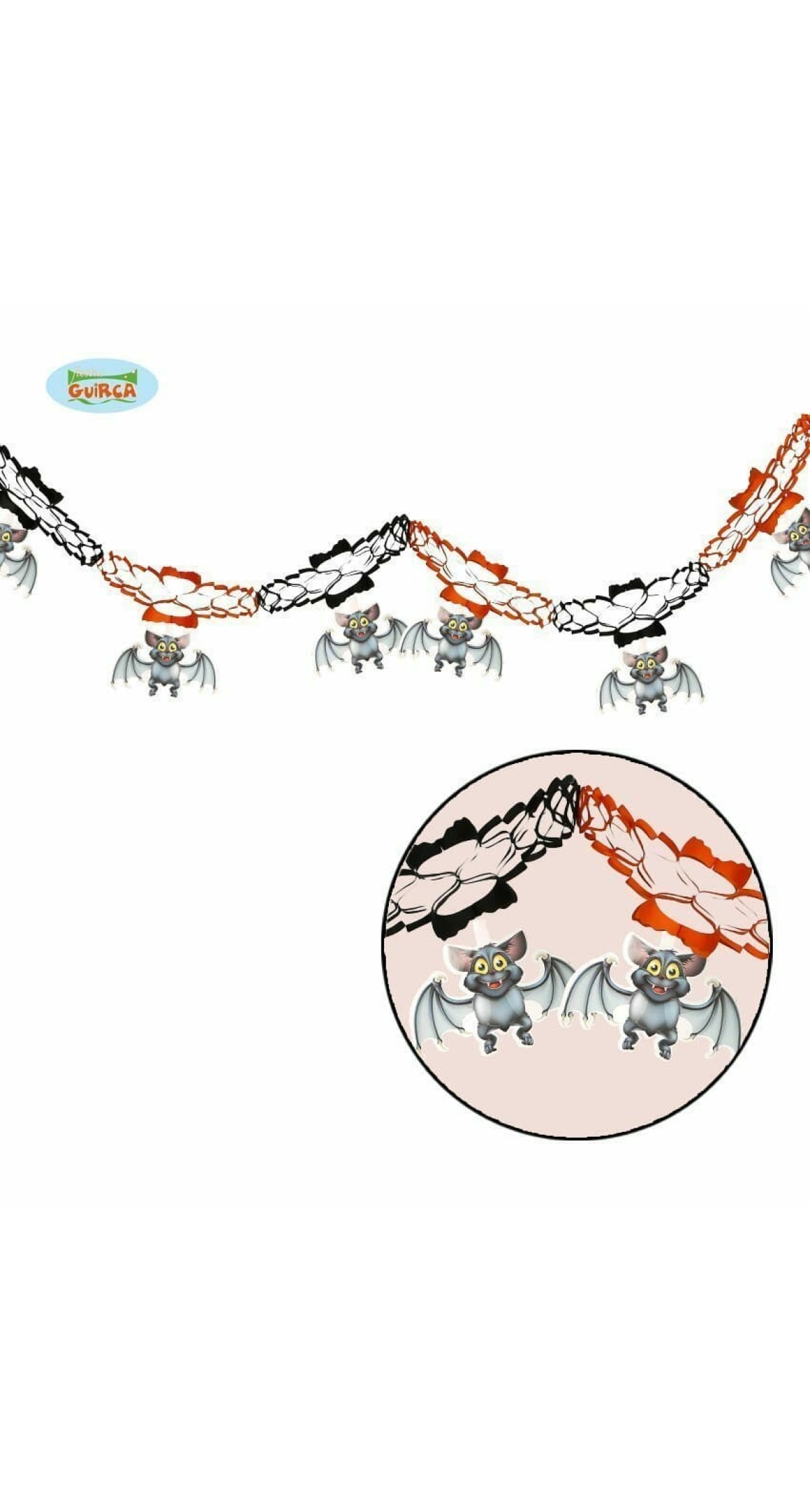 Halloween Cuty Bat Garland 15 x 200xm