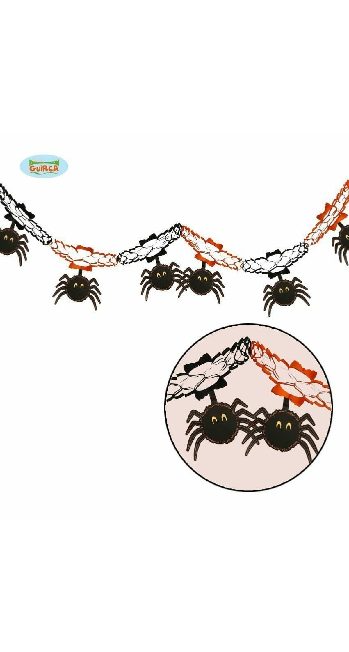 Halloween Spider Garland 15 x 200cm