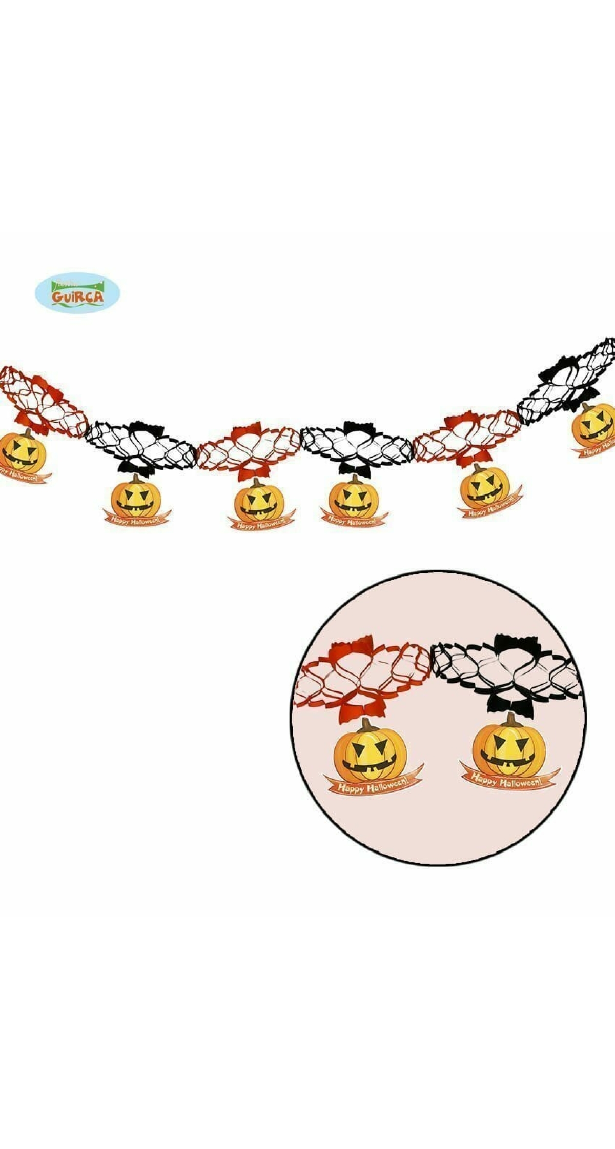 Halloween Pumpkin Garland 15 x 200cm