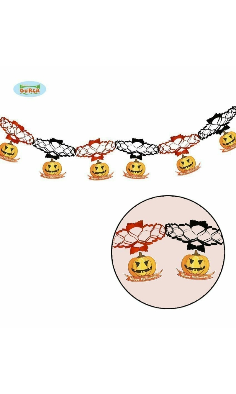 Halloween Pumpkin Garland 15 x 200cm