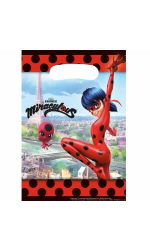 Miraculous Party Loot Bags - 8pk