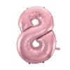 Light Pink 34 Inch Number Foil Balloon - No.8