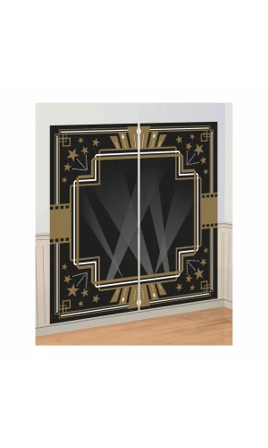 Glitz & Glam Photo Booth Scene Setter - 82.5 cm x 165.1 cm