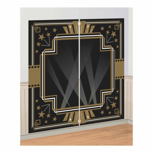 Glitz & Glam Photo Booth Scene Setter - 82.5 cm x 165.1 cm