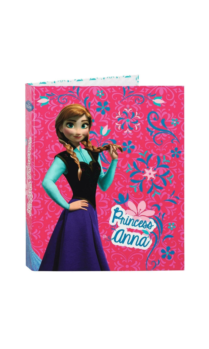 Frozen A4 Ringbinder with Queen Elsa & Princess Anna Let It Go