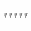 Pennant Flag Banner Plastic Silver - 10m x 32cm