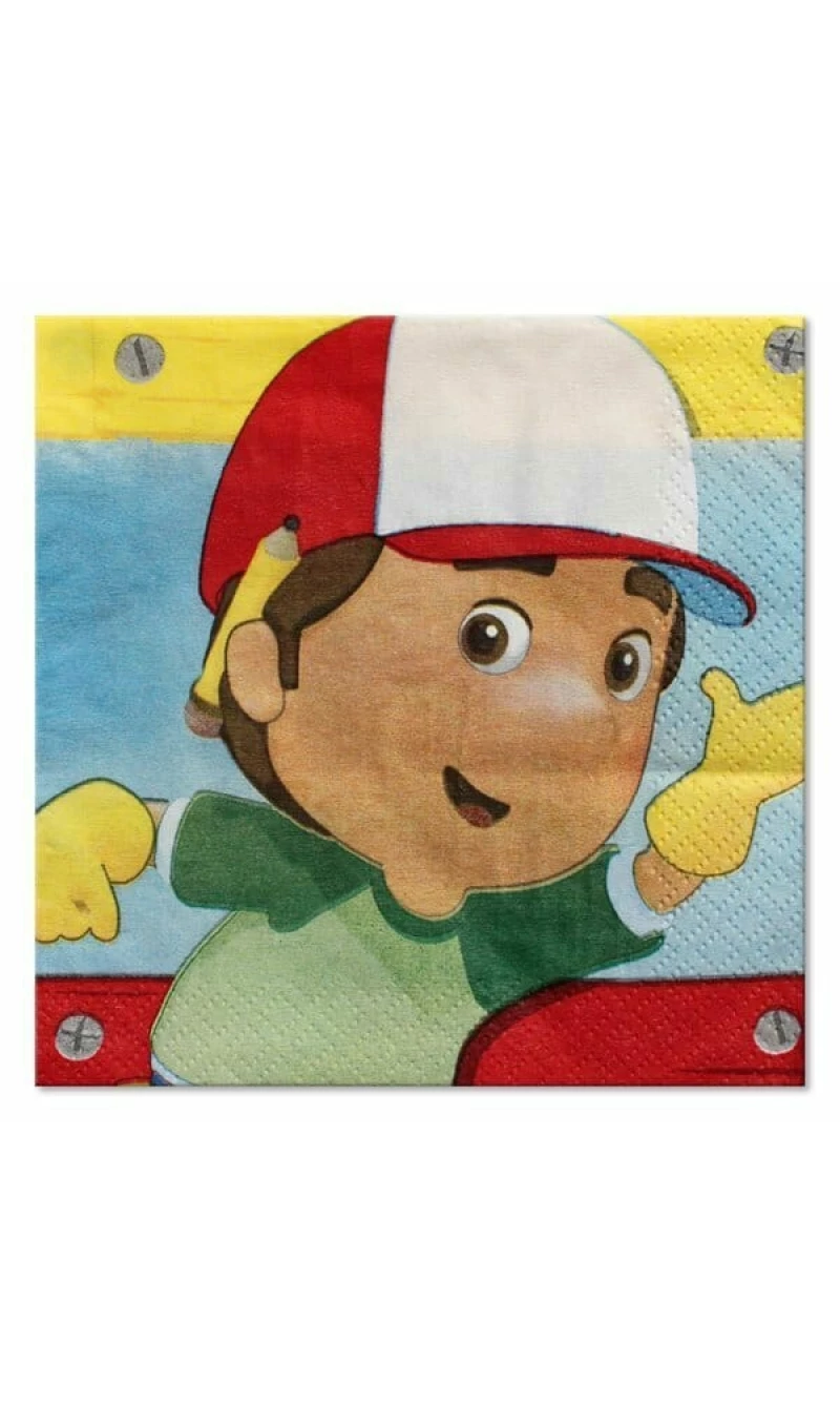 Handy Manny Napkins 24.8cm x 24.8cm - 16pk