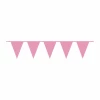 Pennant Flag Banner Plastic Bright Pink - 10m x 32cm
