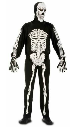 Mr Creepy Skeleton Costume - Adult Size Medium / Large